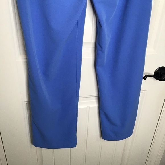 Figs Pisco Basic Scrub Pants in Ceil Blue. - Picture 7 of 12